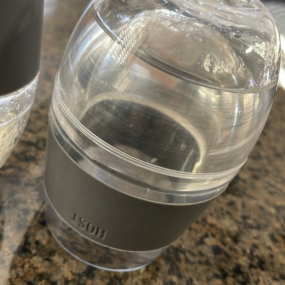 2 HOST Wine Freeze Cooling Cup Plastic Double Wall Insulated Freezable Drink Cup - Picture 3 of 4